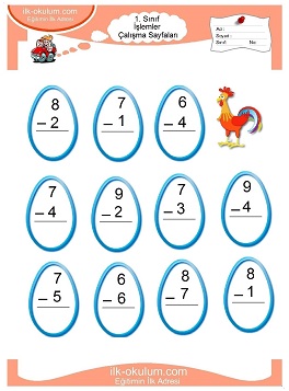 Çocuklar İçin toplam işlemi yaprak testleri 